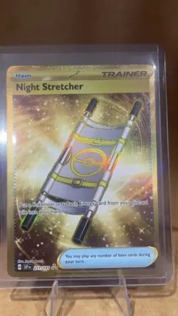 Pokemon Surging Sparks Night Stretcher 251/191 Gold Hyper Rare Full Art Holo (T) - Image 1