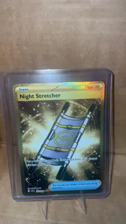 Pokemon Surging Sparks Night Stretcher 251/191 Gold Hyper Rare Full Art Holo (T) - Image 3