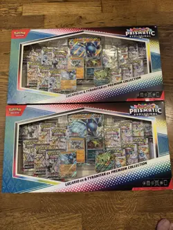 Pokemon Lucario Ex Tyranitar Ex Premium Collection Prismatic Evolution Lot of 2 - Image 1