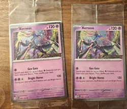 SEALED Pokemon Xerneas 064/132 Mega Evolution STAMPED Best Buy Promo - Image 1