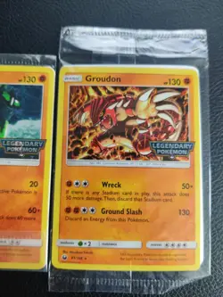 Pokemon TCG - Groudon 81/168 & Zygarde 72/131 Legendary Promo Stamped Sealed - Image 3