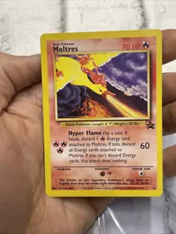 Pokemon TCG Moltres Wizards Black Star Promo 21 Regular 1999 Vintage WOTC NM Vtg - Image 1