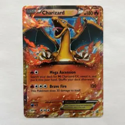 Charizard-EX XY17 Pokemon Black Star Promos Holo LP Light Play card Excellent - Image 1