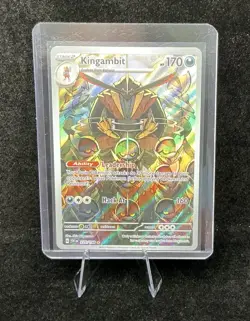 Pokemon TCG Scarlet & Violet Kingambit 220/198 Illustration Rare Card - Image 1