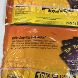 2 Bag Pokemon 2022 Trick or Treat Trade BOOster Bundle 80 Packs Halloween Cards - Image 4