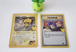 Rocket's Zapdos 15/132 & Here Comes Team Rocket 15/82 Pokemon Card Celebrations - Image 1