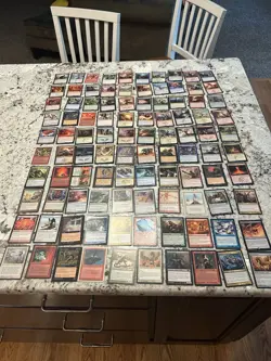 Mtg Rare Lot x100 - Magic The Gathering Rare Card Lot Mtg Rares LP-Played - Image 1