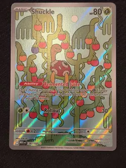 Shuckle - 136/132 - Pokemon Mega Evolution 2025 - Illustration Rare Card NM - Image 1