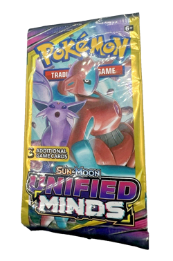 Pokemon Sun & Moon Unified Minds | 3 Card Mini Booster Pack Factory Sealed - Image 1