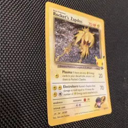 Rocket's Zapdos 15/132 Pokemon Celebrations Classic Collection Holo Card - Image 3