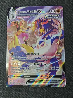 Pokemon TCG Rapid Strike Urshifu VMAX Holo Secret Rare Card TG21/TG30 - Image 1