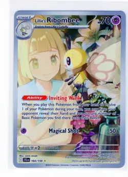 Lillie's Ribombee 164/159 Full Art NM/M Journey Together Pokemon Card - Image 1