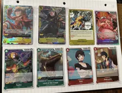 One Piece TCG Foil Card Lot 13 CARDS NM - Image 1