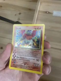 Ho-oh Neo Revelation 7/64 Pokemon Card 1st Edition Unlimited Rare Holo 2001 HP - Image 4