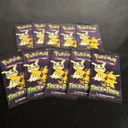 10x Pack Pokemon TCG Trick or Trade Booster Packs 2023 Halloween Card Lot Bundle - Image 1