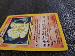 NINETALES 1999 Pokemon Base Set TCG Holo Rare Card #12/102 - Image 4