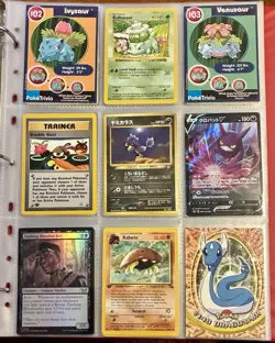 Vintage Pokemon Card Collection - No Binder Lot 5 Pages - Holo - Modern LP/NM - Image 1