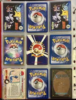 Vintage Pokemon Card Collection - No Binder Lot 5 Pages - Holo - Modern LP/NM - Image 2