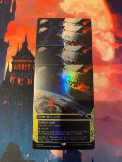 MTG Edge of Eternities Power Depot Borderless x 4, Two Foil - Image 1