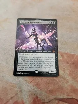 Gwenom, Remorseless Extended Art Foil Marvel's Spider-Man MTG NM - Image 1