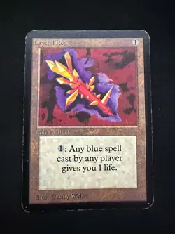 Magic The Gathering: Alpha Crystal Rod MTG Alpha - Image 1