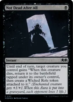 MTG Not Dead After All Foil NM Wilds of Eldraine Magic 101 - Image 1