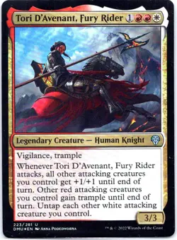 #223 Tori D'Avenant, Fury Rider MTG Dominaria United Uncommon - Image 1