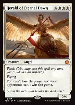 Herald of Eternal Dawn x1 1x Foundations NM MTG - Image 1