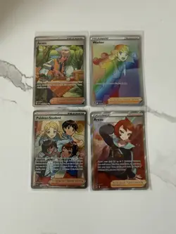 Pokemon TCG Trainer Lot Of 4 - Secret Rare - Special Illustration Rare - Image 1