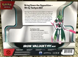 Pokemon TCG: Iron Valiant EX Box Factory Sealed New - Image 2