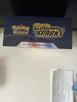 Pokemon SURGING SPARKS Elite Trainer Box ETB New & Sealed Scarlet Violet (Tear) - Image 3