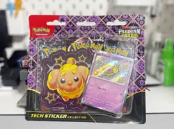 Pokemon S&V Paldean Fates Tech Sticker Collection - Shiny Fidough - SEALED - Image 1