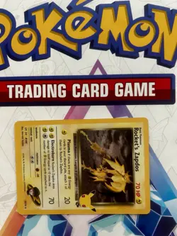 NEAR MINT! ROCKET’S ZAPDOS 15/132 Holo Rare Pokemon TCG Celebrations NM - Image 2