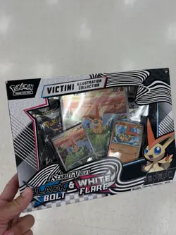 Pokemon Black Bolt White Flare 4 Booster Pack Victini Illustration Collection - Image 2