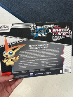 Pokemon Black Bolt White Flare 4 Booster Pack Victini Illustration Collection - Image 4