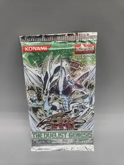 Yu-Gi-Oh! THE Duelist Genesis 1st edition Booster Pack Unsearched UNWEIGHED - Image 1