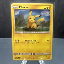 Pikachu SM183 Sun & Moon Black Star Promo Holo Rare 2019 Pokemon TCG Card LP - Image 1