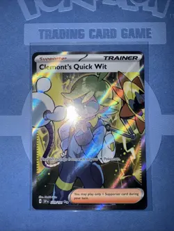 Clemont's Quick Wit 229/191 Holo Ultra Rare S&V Surging Sparks Pokemon Card - Image 1