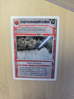 Star Wars CCG Hoth D/S Revised WB card I Thought They Smelled Bad On The Outside - Image 1
