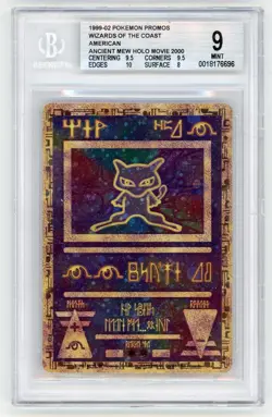 Ancient Mew Promo Card from Pokemon the Movie 2000 - BGS 9 (1 Swirl) - Image 1