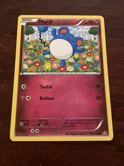 Marill 102/160 Common Pokemon Card Primal Clash Set (2015) B9038 - Image 1