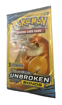 Pokemon Card - Unbroken Bonds - Sun & Moon - 3 Card Booster Pack - Image 3