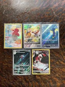Pokemon TCG Art Rare Lot of 5 Cards NM #4 zapdos 188/172 Octillery tg03/tg30 - Image 1
