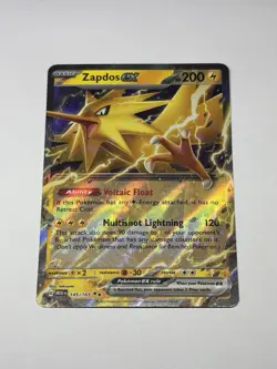 Zapdos ex 145/165 151 Scarlet & Violet 151 Double Rare Pokemon TCG Card NM/M - Image 1