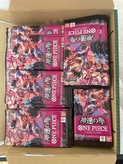 ONE PIECE Card A Fist of Divine Speed 72 Booster Packs (No Box, 3 Box worth) - Image 1