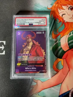 PSA 10 Whos Who ST04 010 WINNER Promotional Tournament One Piece Card English - Image 1