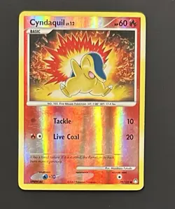 Cyndaquil 79/123 Mysterious Treasures Reverse Holo Common Pokemon Card LP NM - Image 1