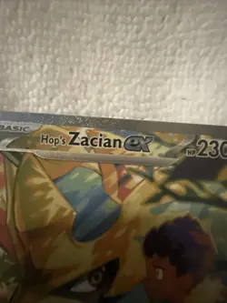 Pokemon Hope Zacian EX Full Art Holo Card 186 Journey Together good centering NM - Image 4
