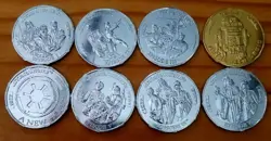 Lot Of 97 2007 2008 Star Wars TCG Topps Cards, 8 Star Wars Coins Rares To Coms - Image 2