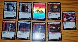 Lot Of 97 2007 2008 Star Wars TCG Topps Cards, 8 Star Wars Coins Rares To Coms - Image 4
